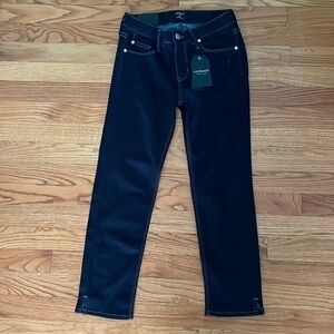 New Just Black Midrise Skinny Capri Blue Jeans Women 25 NWT